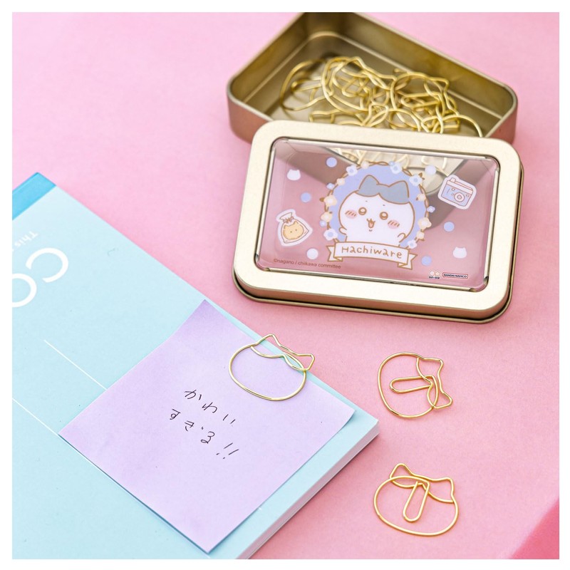 Sunstar Stationery Chiikawa Clip, Case Included, Chiikawa, Hachiware S3625168