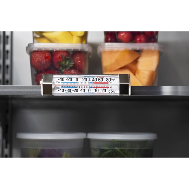 CDN FG80 Refrigerator/Freezer Thermometer | NSF Certified | Dual Scale