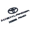 Toyota 2020-2025 HIGHLANDER XSE AWD Gloss Black EMBLEM OVERLAY KIT