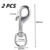 2 Pcs Marine Grade Scuba Diving Clip,Heavy Duty Stainless Steel
