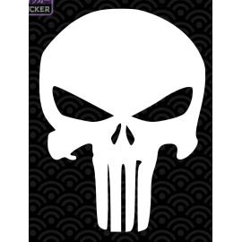 stickyaddiction Large The Punisher skull die cut vinyl decal sticker 22.5"
