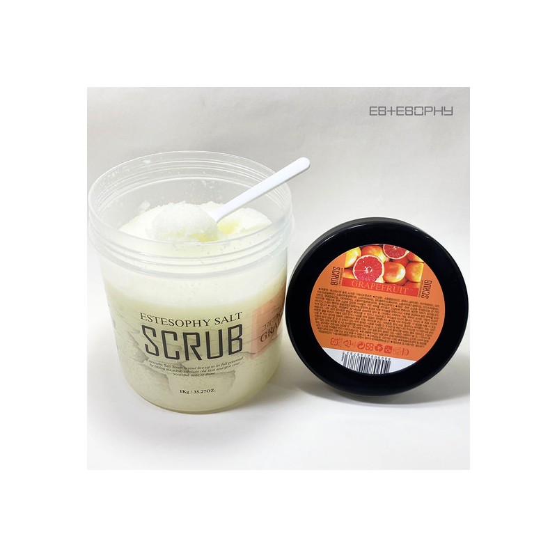 Estesofy Salt Body Scrub Grapefruit 1000g / 에스테소피 솔트 바디