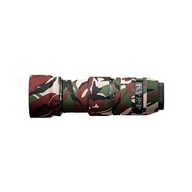 easyCover - Lens Oak - Lens protector - Protection for your camera lens - Suitable for Sigma 100-400mm F/5-6.3 DG OS HSM Contemporary, Green Camouflage, Sporty