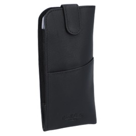 Gusti Leder studio "Kane" Genuine Leather Glasses Sunglasses Case Holder Pouch Vintage Accessory Unisex Black 2A114-33-2