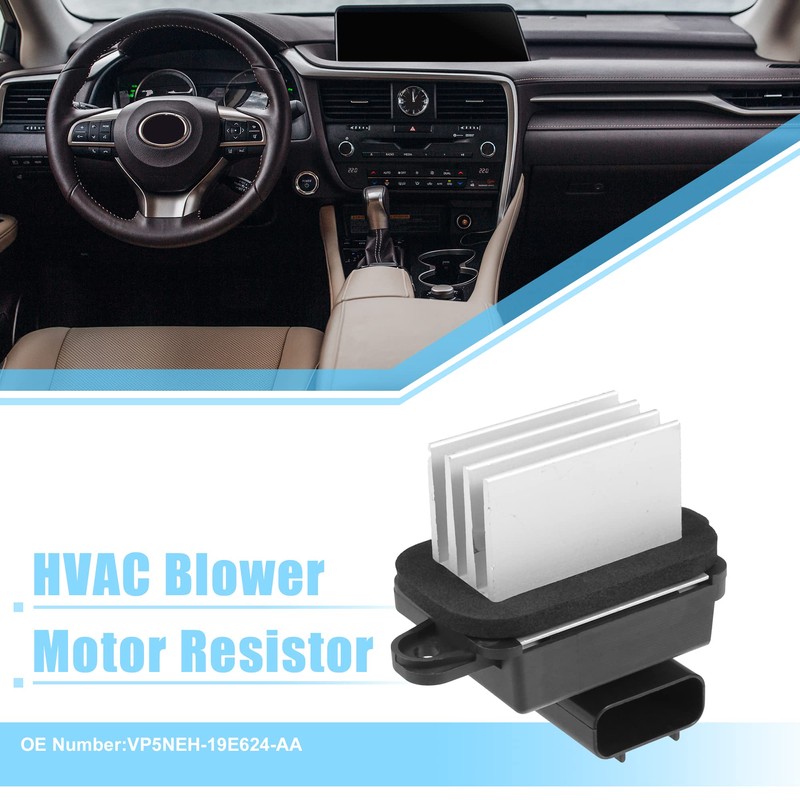 QUARKZMAN HVAC Blower Motor Resistor for Nissan Armada, Black, Pack