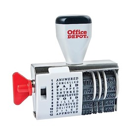 Office Depot Dial-N-Stamp Dater, 032526