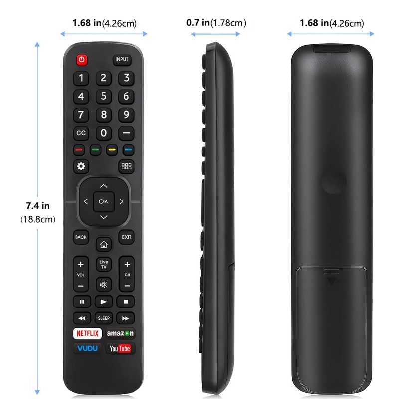 Replacement Remote Control for All Hisense 4K LED HD UHD