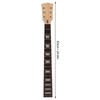 Guitar Neck Fretboard 22 Frets Replacement for LP Musical Instrument