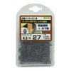 Wakai Sangyo Sheet Metal Packing Screws, Iron, Brown, Length 1.1