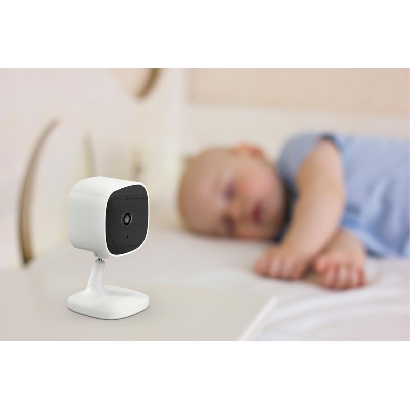 Swann EVO 2K Indoor Wi-Fi Security Camera, Two-Way Audio, True