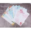 50 Lined Writing Stationery Paper, Beautiful Designs for Writing Letter,