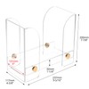 QWORK® Acrylic Paper Towel Holder, Paper Towel Dispenser Transparent Paper