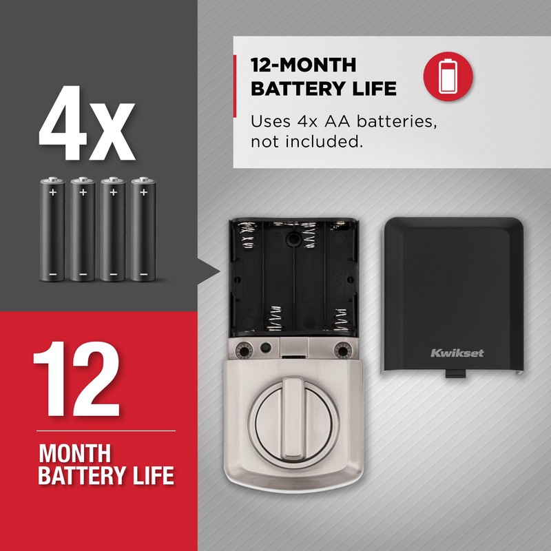Kwikset SmartCode 270 Keyless Entry Electronic Touchpad Deadbolt Door Lock