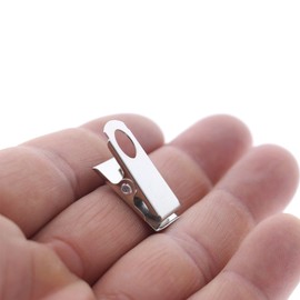 Specialist ID Bulk 500 Pack - 1 Inch Bulldog Clasp Clips for Making Lanyards Arts & Crafts - Alligator Style Metal ID Clip Findings - DIY Supplies for ID Badges, Eyeglass Retainers & More