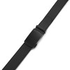 MILORDE Leather Ratchet Belt(Carbon Fiber - Black, 36" to 42"