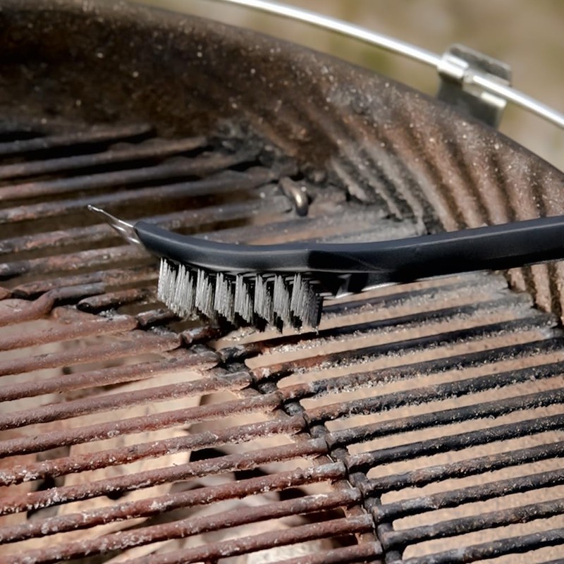 ZINNIAUK BBQ Cleaning Brush Easy to Store Handy Tool Ideal