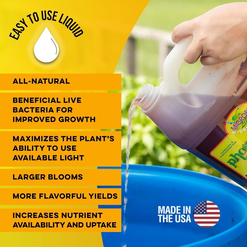 Microbe Life Hydroponics Additive Kit, Includes One 16-Ounce Bottle Each