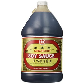 Wanjashan Soy Sauce, 128 Ounce