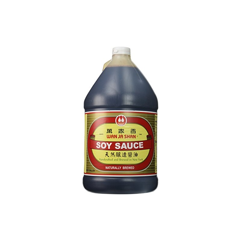 Wanjashan Soy Sauce, 128 Ounce