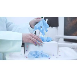 cranberry 10x Box Cranberry Evolve Nitrile Exam Gloves Powder Free 2 mil Medium 3000pcs