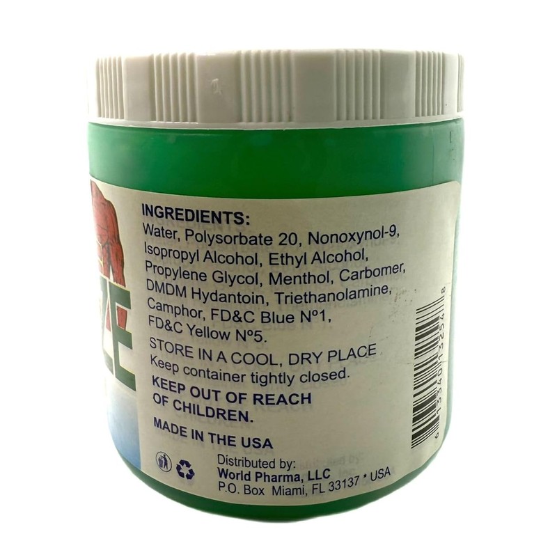 Ice Freeze Muscle Rub Gel 9 oz. – Relieves Minor