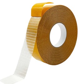 Duty Fabric Double Sided, carpet tape 10m Heavy Tape 25mm Wide Industrial Strength Cloth Mesh for Carpets, Hemming & Crafts