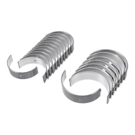 X AUTOHAUX Main Bearing and Connecting Rod Bearing Kit No.1107162022/1304162030 for Toyota Tundra 2000-2004 Engine Crankshaft Rod Bearing Metal Silver Tone 20Pcs