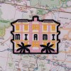 Miami Iron on Travel Patch - Great Souvenir or Gift