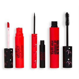 Revolution X Grease Shape Up Sandy Transformation Lip and Eye Set, 0.34 Fl Oz (Pack of 1), Black