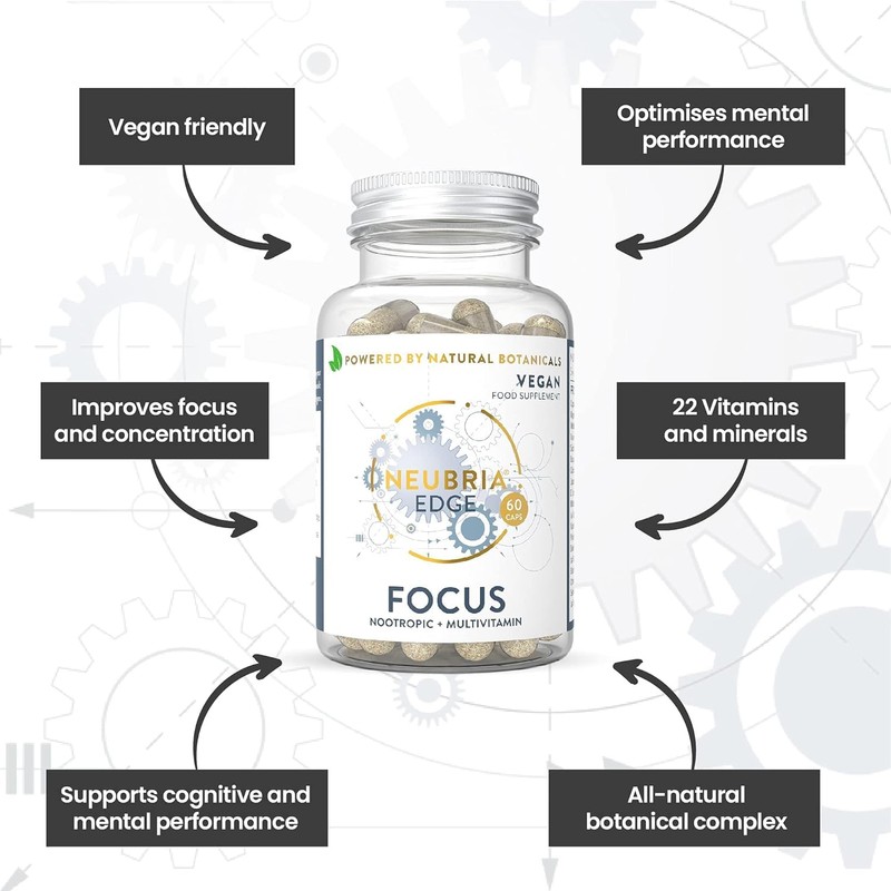 Edge Focus Formula Nootropic supplements and Multivitamin, Memory Booster helps