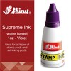 Violet Refill Ink, Shiny Premium Water-Based Refill Ink for Rubber