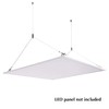 3.3 ft. Adjustable Flat LED Ceiling Panel Light Hanging Chain