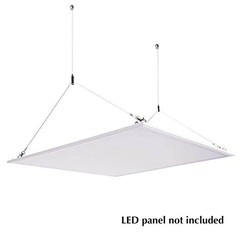 3.3 ft. Adjustable Flat LED Ceiling Panel Light Hanging Chain