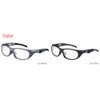 AXE SG505OP Sunglasses, Sports Sunglasses, Clear Lens, MBK, Matte Black
