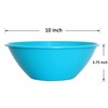 Youngever 10 inch 100 Ounce Plastic Mixing and Serving Bowls,