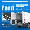 HECASA Rear Sill Plate Compatible with 2015-2023 Ford Transit 150