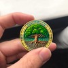 RYUKENLM Growing in Faith Christian Challenge Coin Colossians 2:6-7 Bible