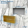 OLNGYUE Brushed Gold Shower Niche: No Tile Needed Stainless Steel