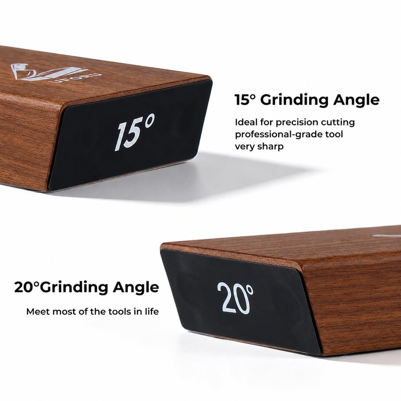 UFORU Rolling Knife Sharpener Kit, Knife Sharpener Tool with 15°