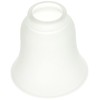 Westinghouse Lighting 8703640 4.3 cm Frosted Glass Bell Shade, White,