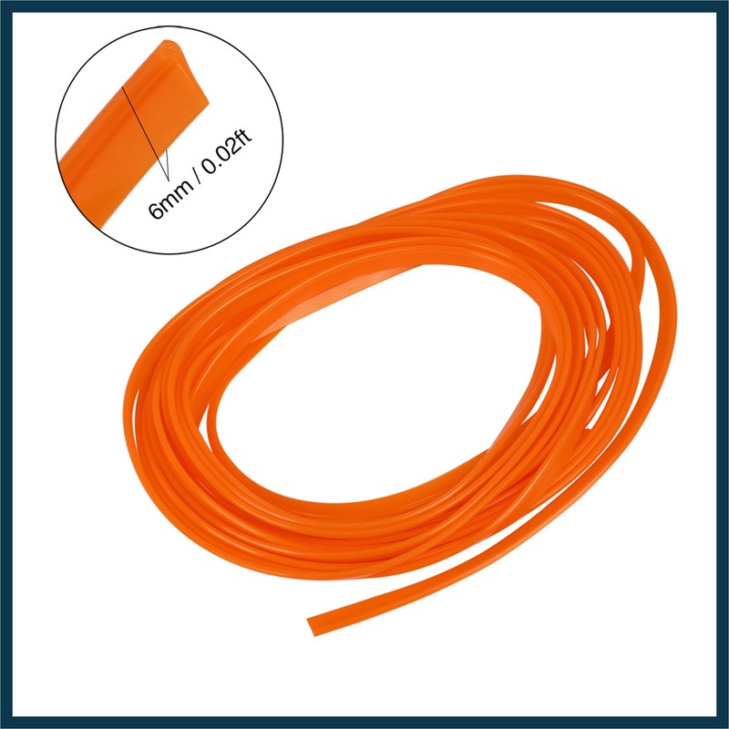 TUCKBOLD Car Orange Trim Strip Line Door Edge Seal Protector