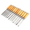 12Pcs Wood Carving Hand Chisel Tool Set in Storage Pouch,
