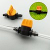 ANPTGHT 1/4“ Drip Irrigation Shut-Off Switch Valve, Plastic Universal Ball