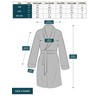 PAVILIA Light Gray Short Robe for Women, Womens Robes Lightweight,