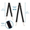 SunGrow 16-24" Adjustable Double Dog Walker Leash, Lightweight Dual Lead
