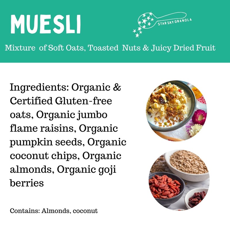 Star Sky Granola Pack of 5 (FRUIT & NUT MUESLI)