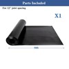 1PCS 50FT Black Waterproofing Membrane Black for Under Deck Drainage