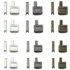 DEVENTORZ Zipper Pulls Parts Latch Slider Zipper Repair Kit Zipper