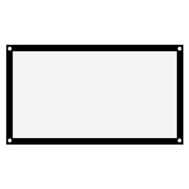 40 72" in Portable Foldable Projector Screen Full HD 1080P Home Theater Canvas(40 inches)