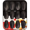 Ibili 820502 – Backform Muffins 12 Eiswürfel Moka Schwarz -